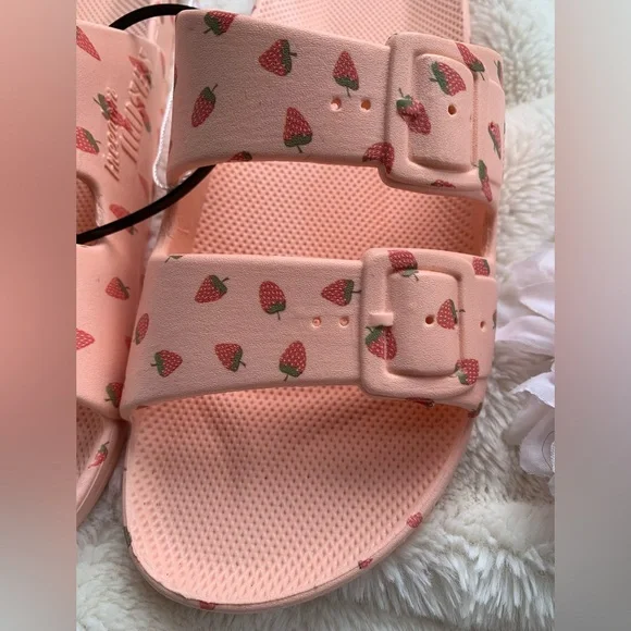 Freedom Moses Tuti Baby Strawberry Slide Sandals - Picture 9 of 14